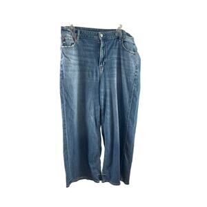 American Eagle Stretch Denim Culotte Jeans Women’s 16 Short